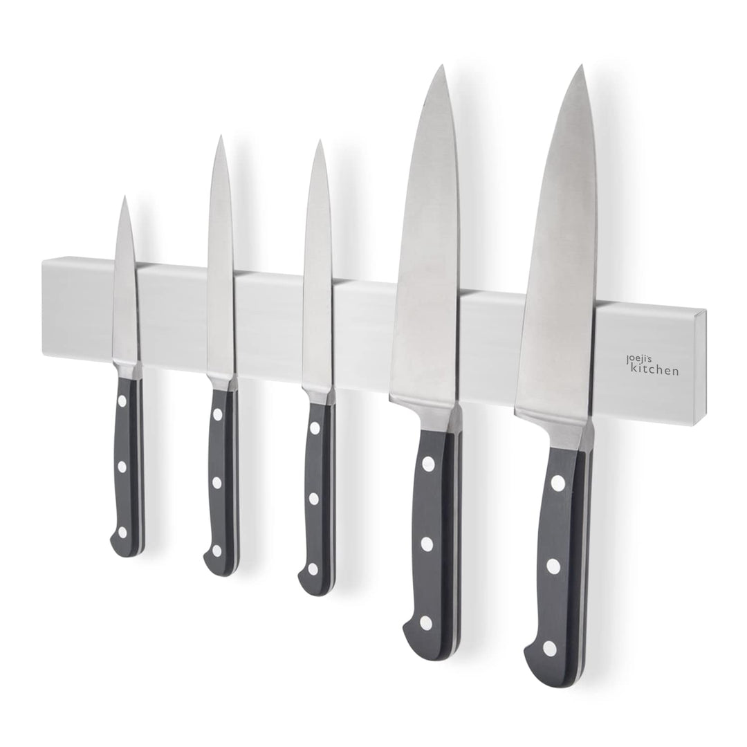 Joeji's Kitchen Messerleiste Magnetische 40cm - Selbstklebend mit 3M oder Schrauben - Edelstahl - Wa
