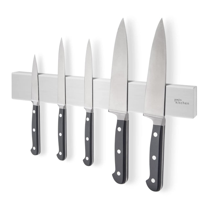 Joeji's Kitchen Messerleiste Magnetische 40cm - Selbstklebend mit 3M oder Schrauben - Edelstahl - Wa