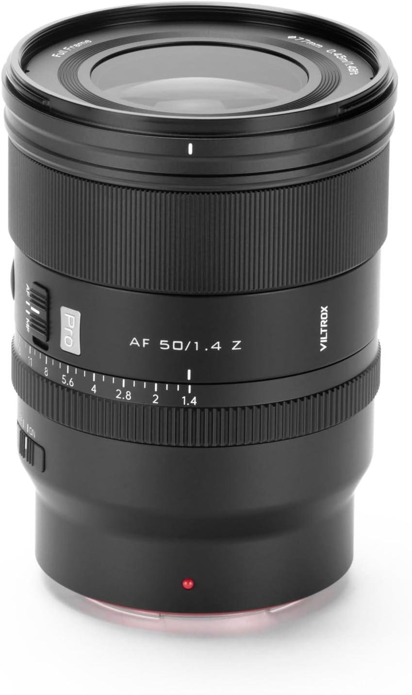 VILTROX 50mm F1.4 Pro Z Vollformatobjektiv für Nikon Z, Autofokus-Standardobjektiv mit grosser Blend