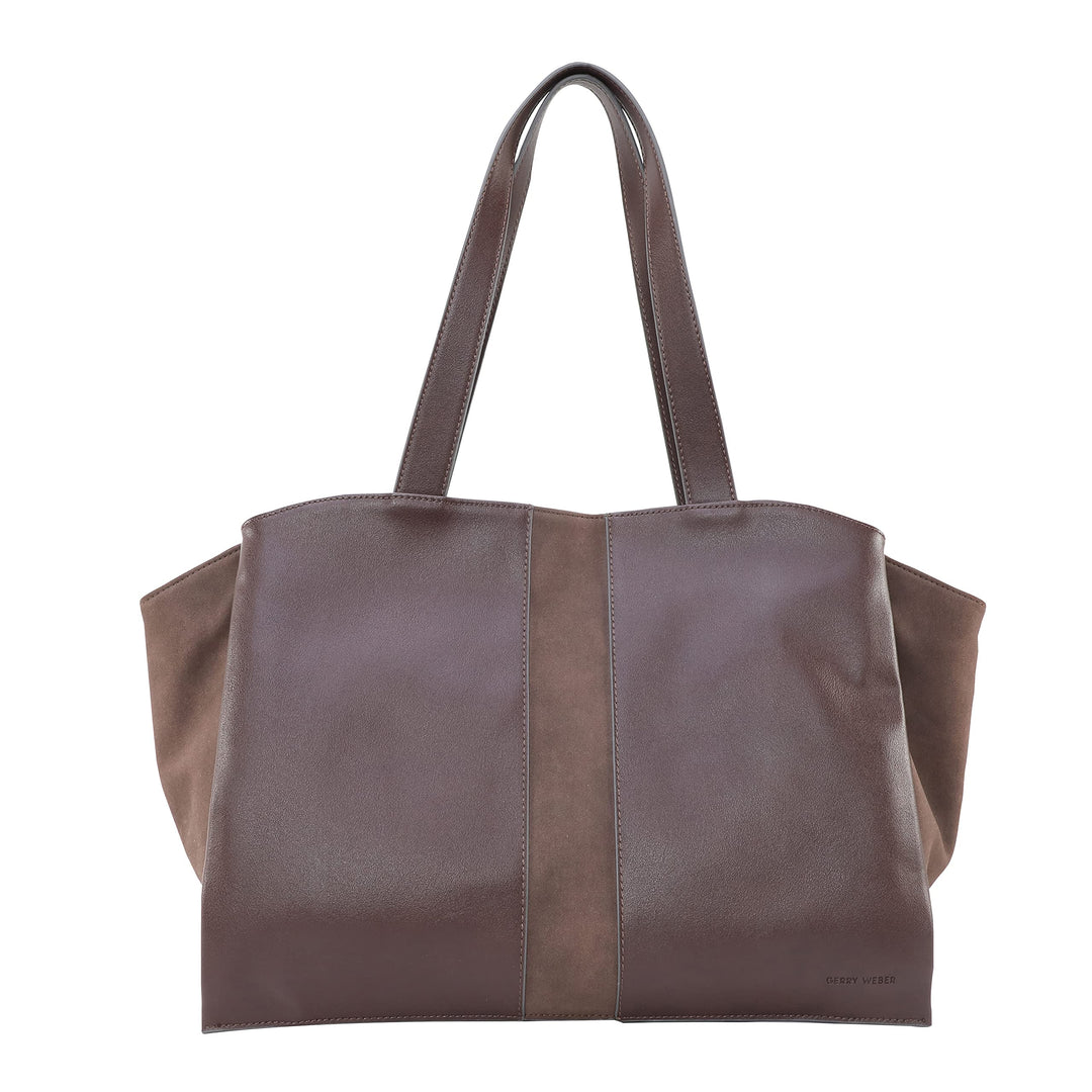 Gerry Weber - soft mix shopper xlhz Dunkelbraun 39,00x31,00x12,00 cm Farbe:dunkelbraun / Material:po