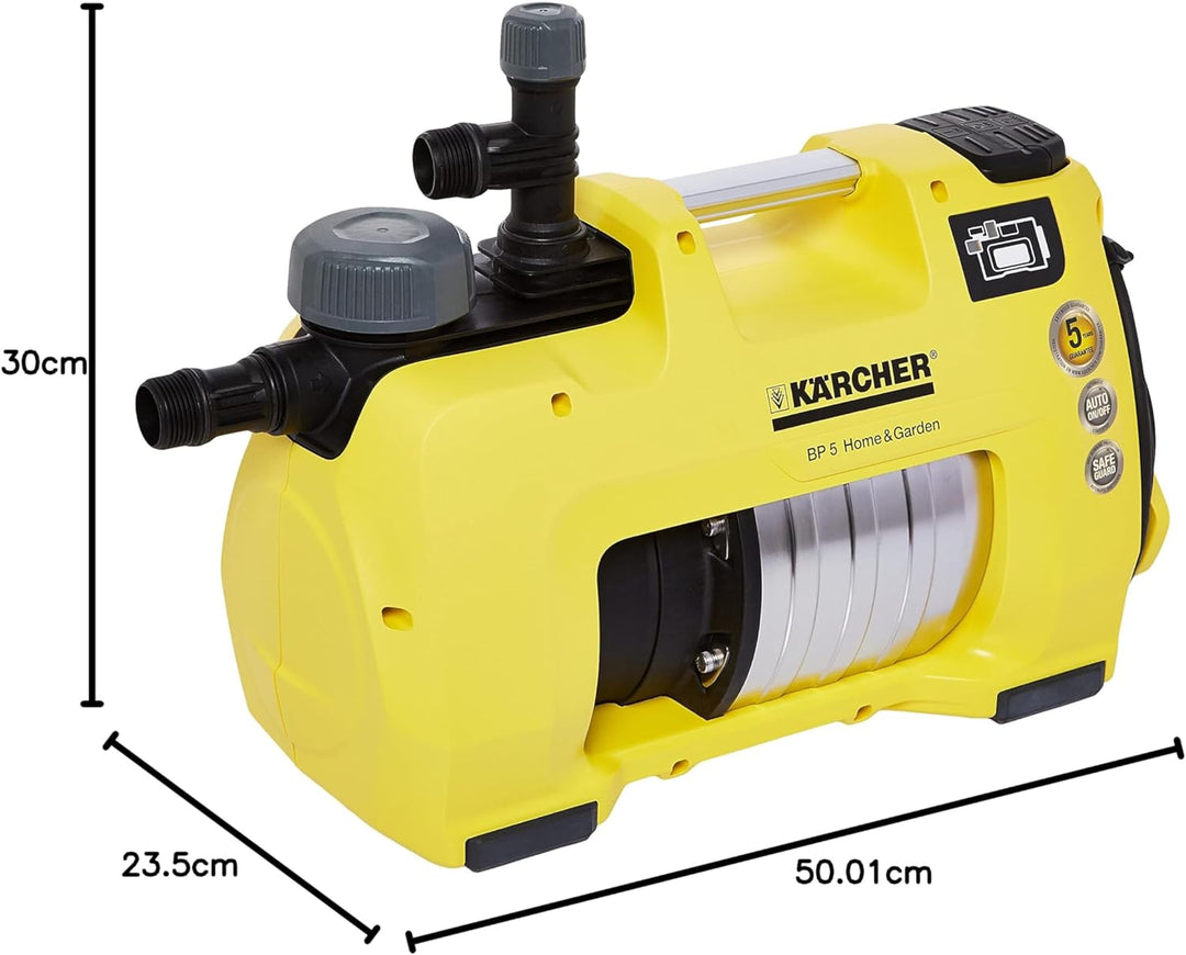 Kärcher Haus- und Gartenpumpe BP 5 Home und Garden Optimales Ansaugen Single, Optimales Ansaugen Sin