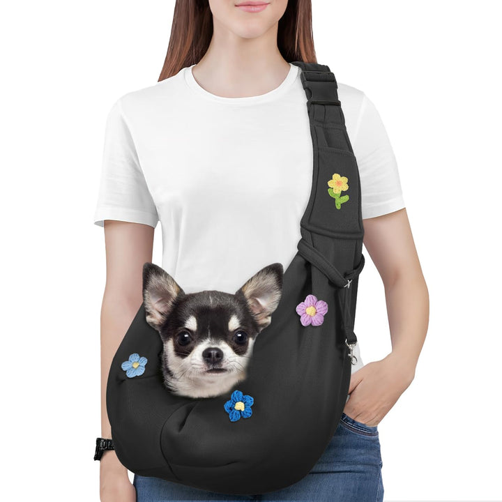 Pawaboo Hundetragetasche, Tragbare Haustier Hundetasche mit Verstellbare Schultergurt,Outdoor Reise