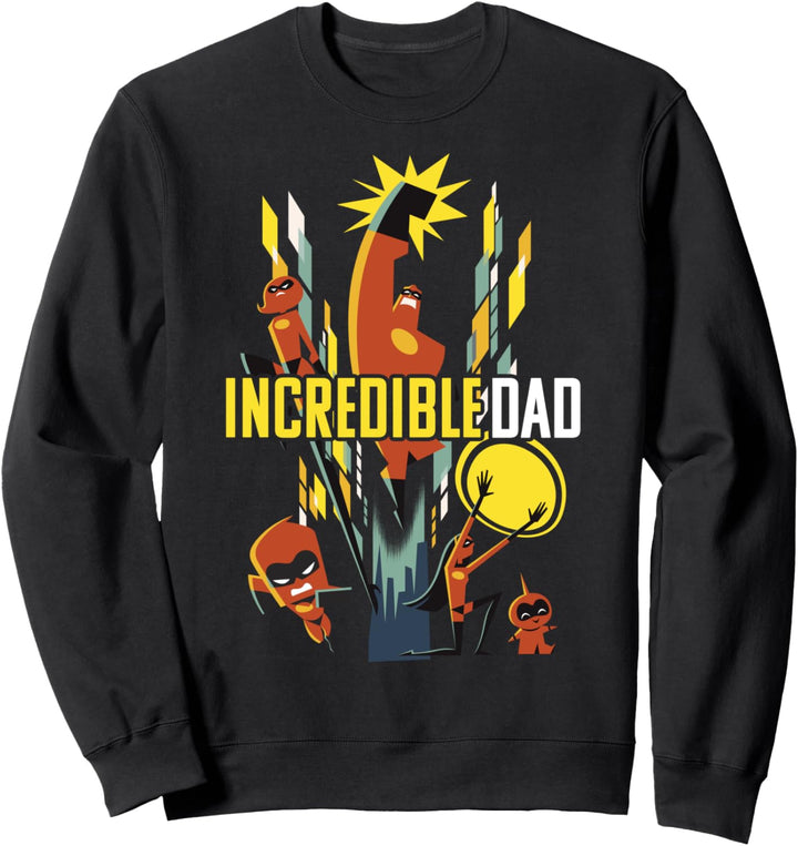 Disney Pixar Incredibles 2 Incredible Dad Family Shot Sweatshirt