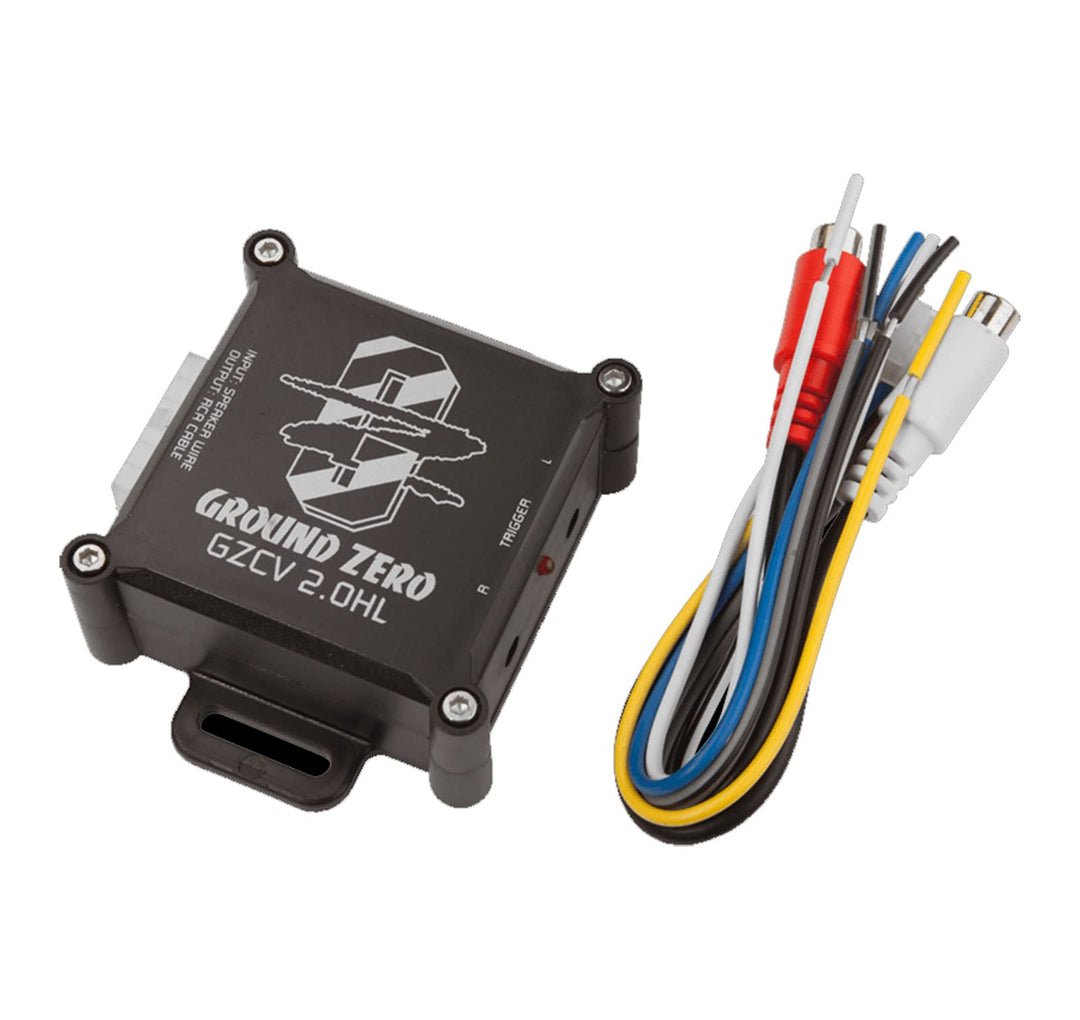 Ground Zero GZCV 2.0HL High-Low-Level Adapter Hochpegeladapter Konverter/Converter/Wandler