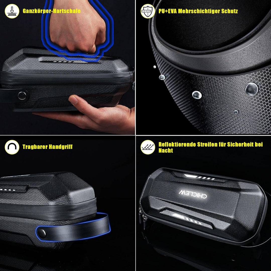 Scooter Tasche für Roller, Rollertasche Front Tube Bag Gross Lenkertasche Wasserfest, Vordertasche f