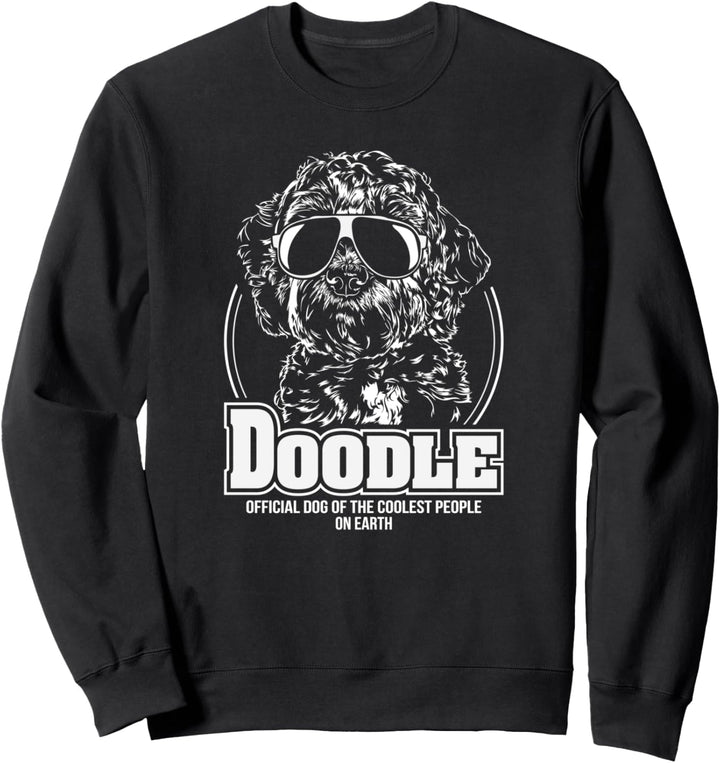 Lustiger Doodle coolest people Hunde Spruch Hund Hundespruch Sweatshirt