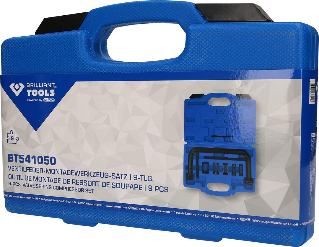 KS TOOLS Ventilfeder-Montagewerkzeug-Satz, 9-tlg
