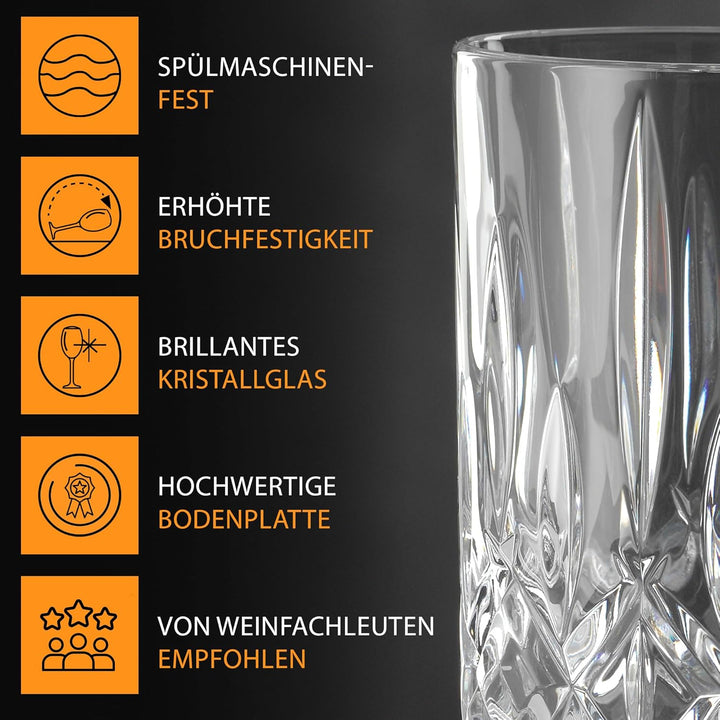 Spiegelau &amp; Nachtmann, Mixingglas/Rührglas für Cocktails, 750 ml, Kristallglas, Noblesse, 101258 Mix