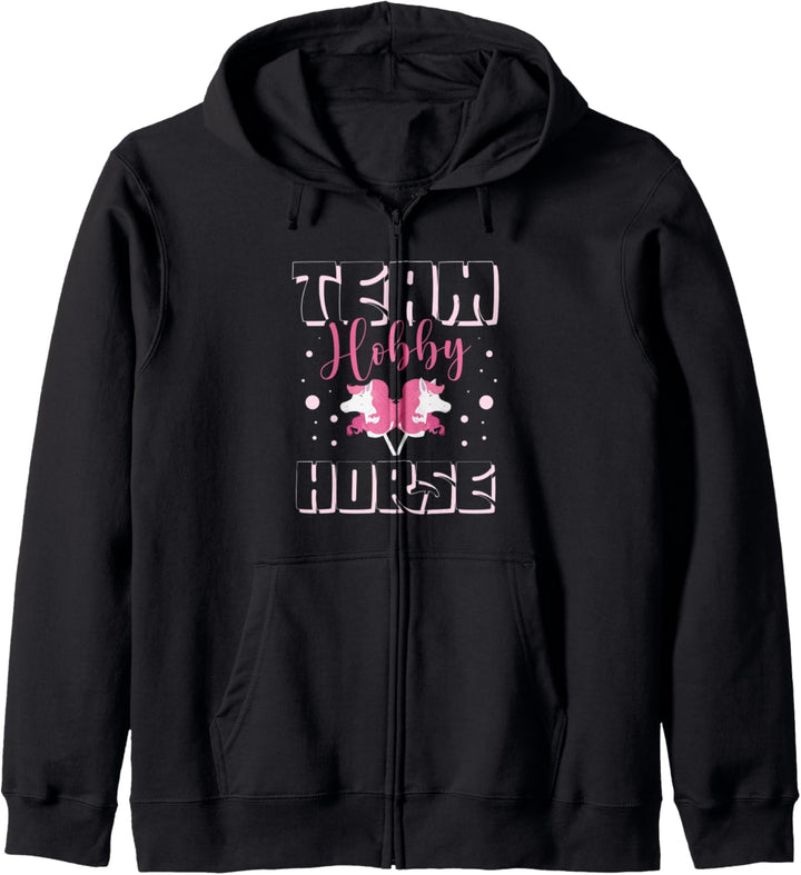 Hobby Horse Mädchen Reiten Hobby Horsing für Hobby Horse Fan Kapuzenjacke