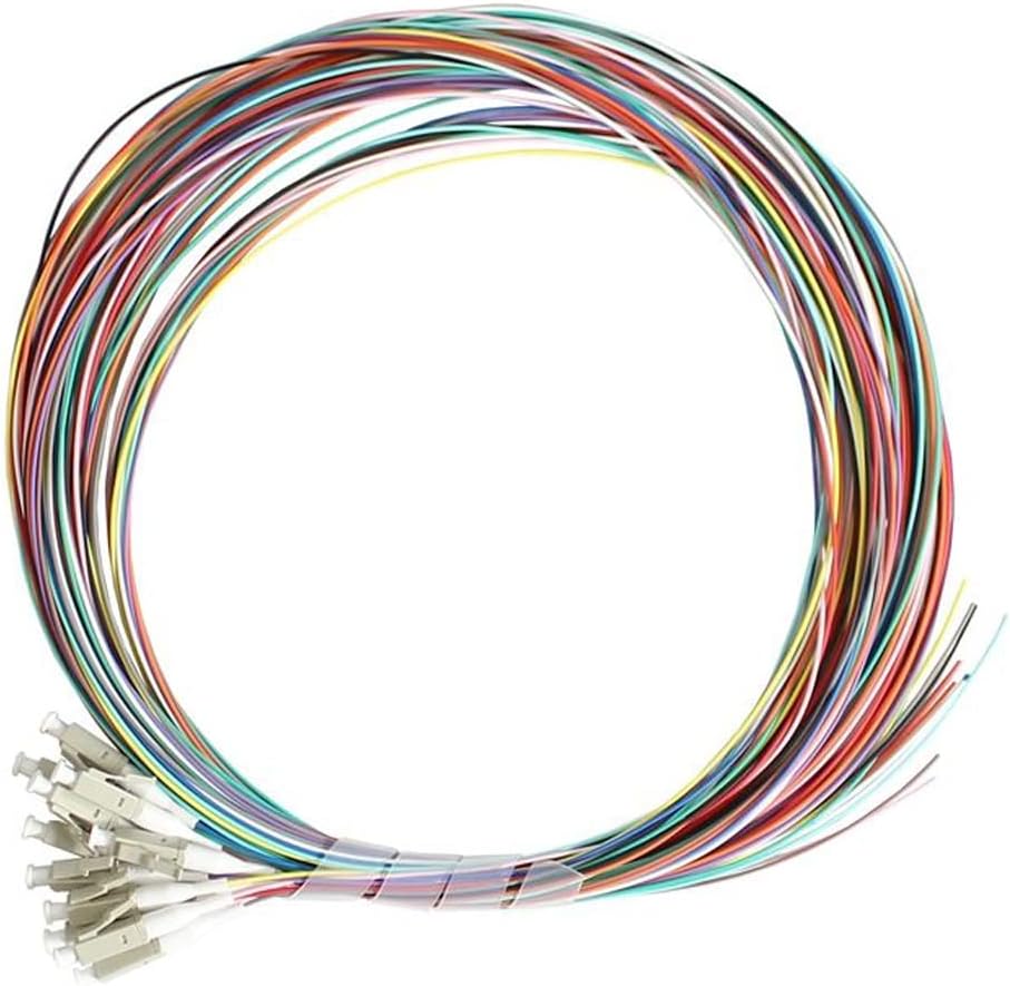 Techly ILWL pg-lc-om4 2 m 12 x LC Multicolour Set Fiber Optic Cable – Fibre Optic Cables (2 m, OM4,