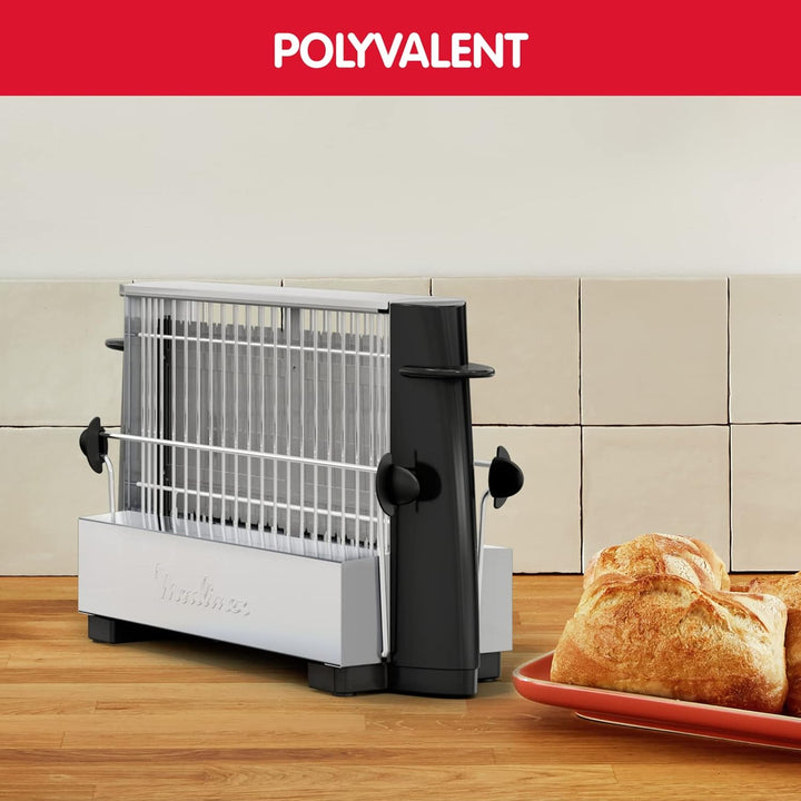 Moulinex A15453, Edelstahl, Schwarz, 1