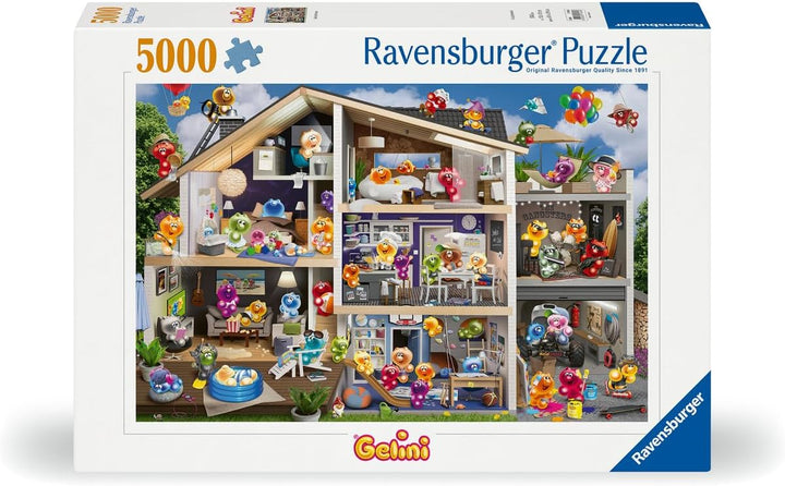 Ravensburger Puzzle 17434 - Gelini Puppenhaus - 5000 Teile Puzzle für Erwachsene und Kinder ab 14 Ja