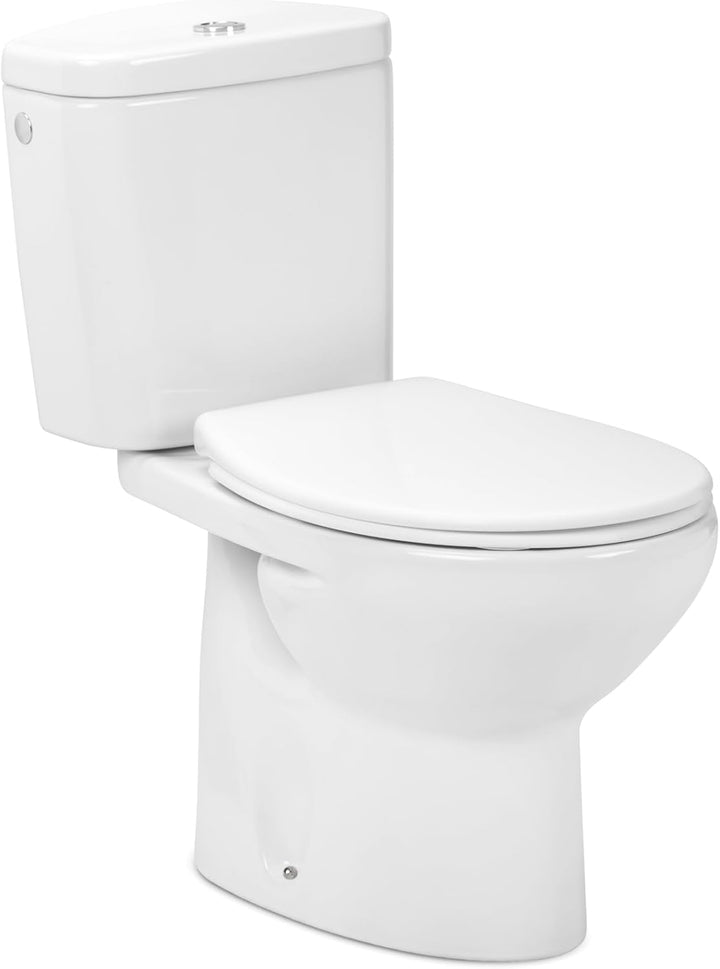 TATAY Toilettendeckel mit Absenkautomatik Universal | Schnellverschluss | Für ovale Toiletten | Recy