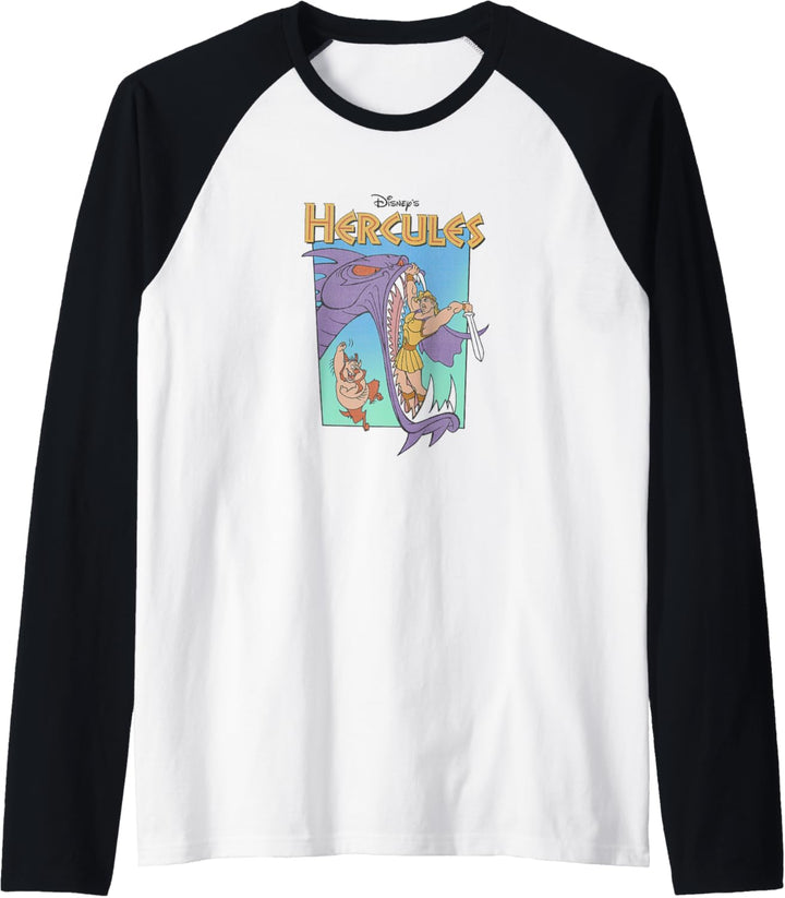 Disney Hercules Hydra Battle Retro Raglan