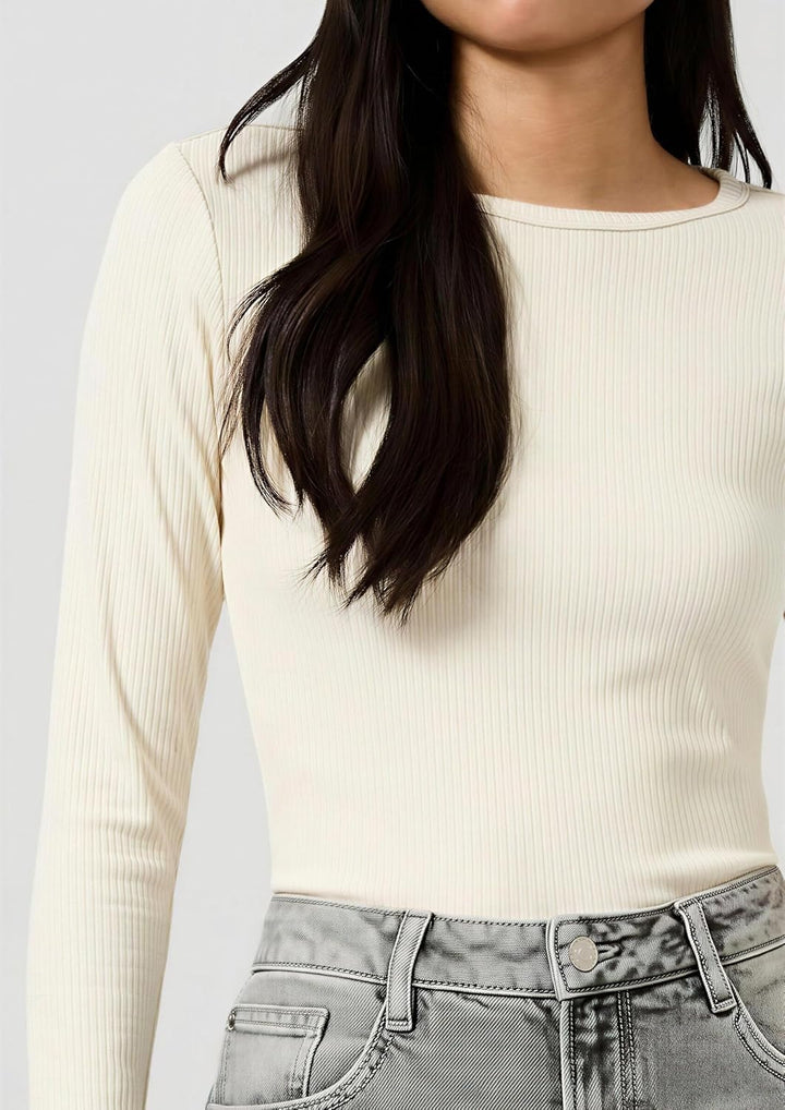 QS Damen 2141201 T-Shirt (1er Pack) L 0200_creme, L 0200_creme