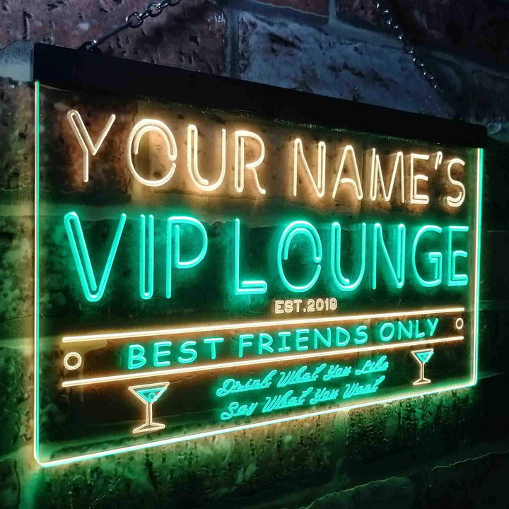 Personalized Your Name Est Year Theme VIP Lounge Bar Club Pub Dual Color LED Barlicht Neonlicht Lich