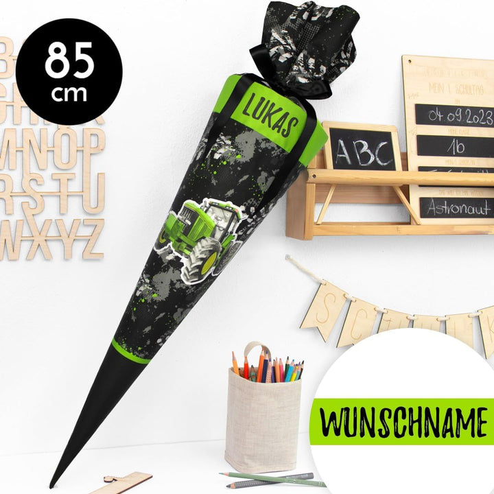 Schultüte aus Stoff Kuschel Velvet individualisierbar mit Wunschname personalisierbar 70 cm 85 cm -
