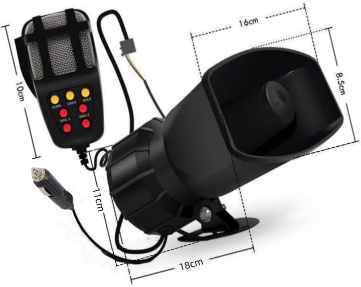 Car Horn Autohupe einfache Verbindung Schliessen Sie den Zigarettenanzünder des Autos an 130db Alarm