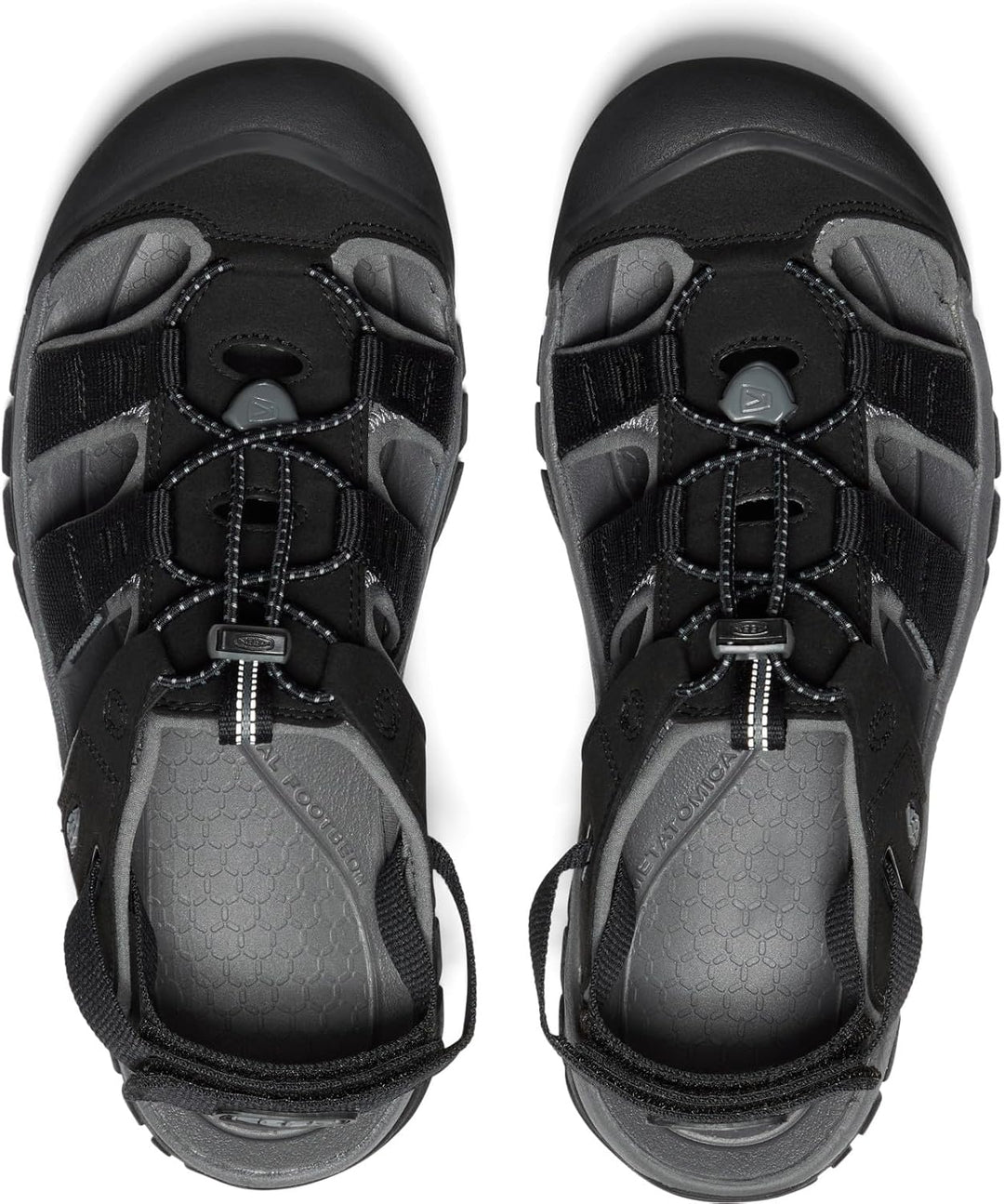 KEEN Clearwater CNX Herren Sandalen, Black Steel Grey