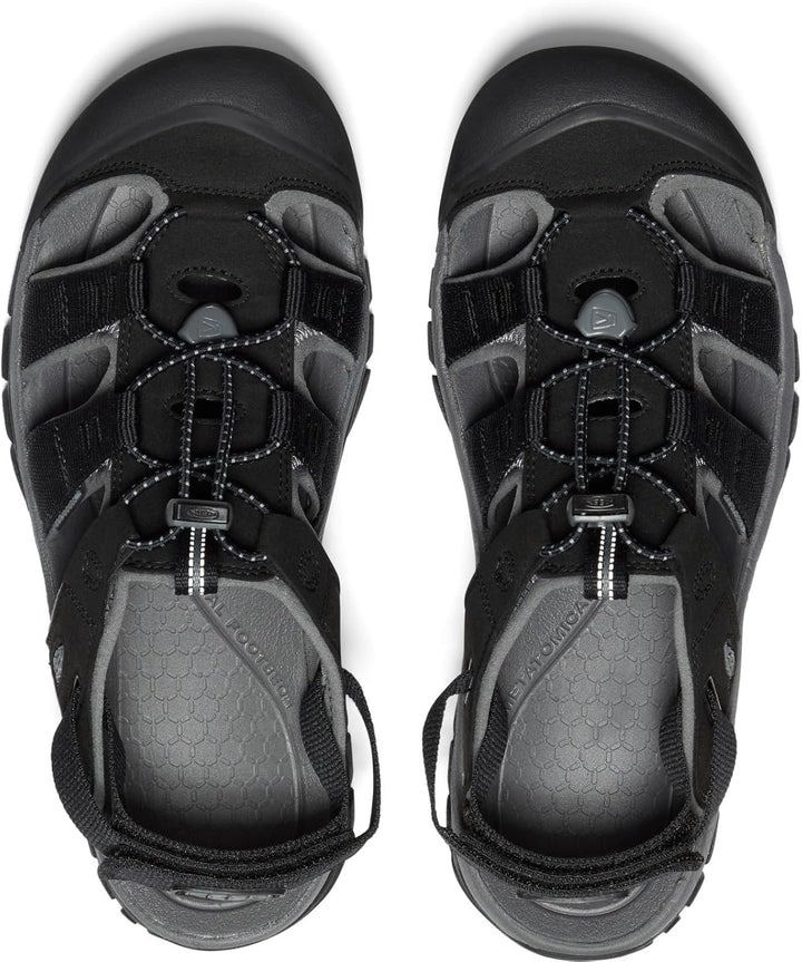 KEEN Clearwater CNX Herren Sandalen, Black Steel Grey