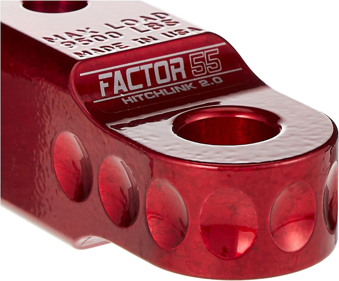Factor 55 00020-01 HitchLink 2.0 Receiver-Bügelhalterung, Rot Rot/Ausflug, einfarbig (Getaway Solids