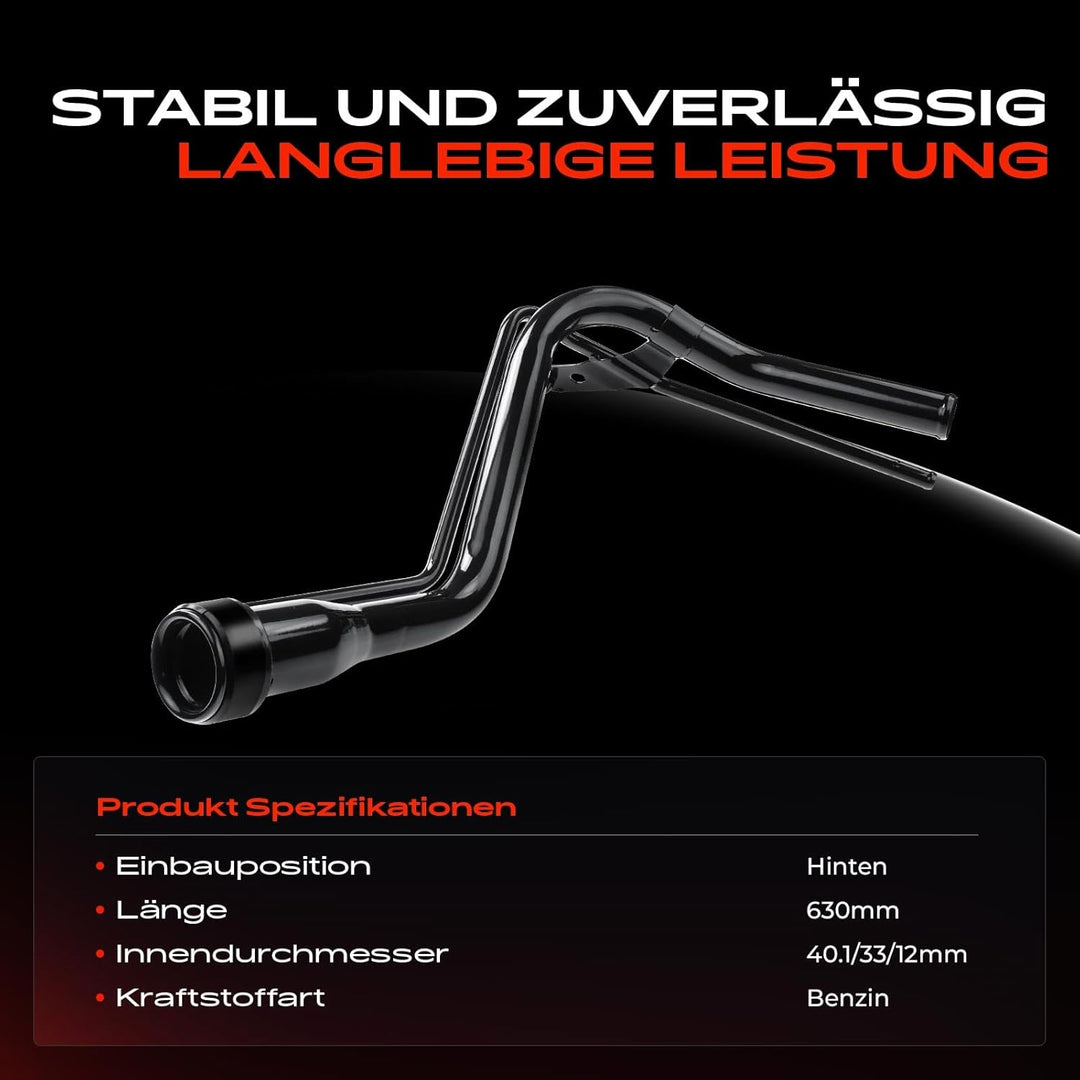 Kraftstoffeinfüllrohr Einfüllstutzen für Yaris SCP1 NLP1 NCP1 Yaris Verso NLP2 NCP2 1.0L 1.3L 1.5L B