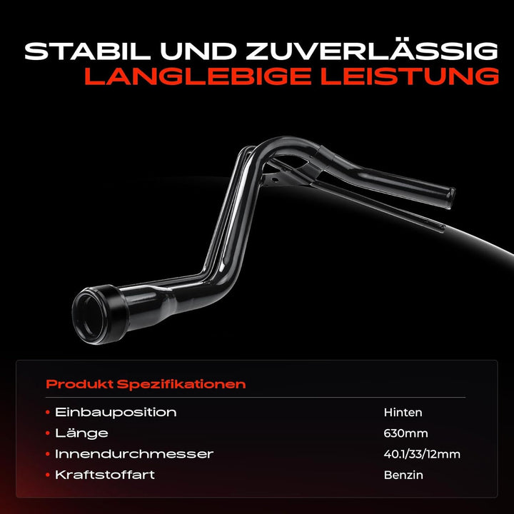Kraftstoffeinfüllrohr Einfüllstutzen für Yaris SCP1 NLP1 NCP1 Yaris Verso NLP2 NCP2 1.0L 1.3L 1.5L B