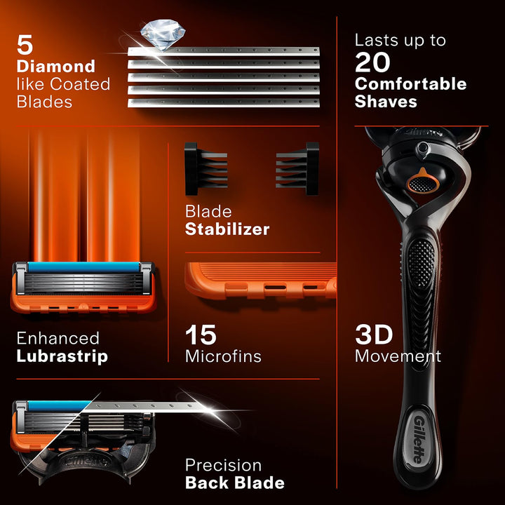 Gillette Fusion ProGlide (8 Blades) 8 Cartridge, 8 Cartridge