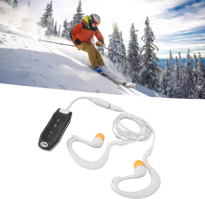 wasserdichte MP3-Player 8GB IPX8 USB2.0 Sport-MP3-Player mit Kopfhörer und ClipBroadcast, Musikplaye