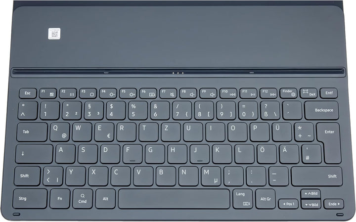 Samsung Book Cover Keyboard Slim EF-DT730 für das Galaxy Tab S7+ | Tab S7 FE, Black, 12,4 Zoll