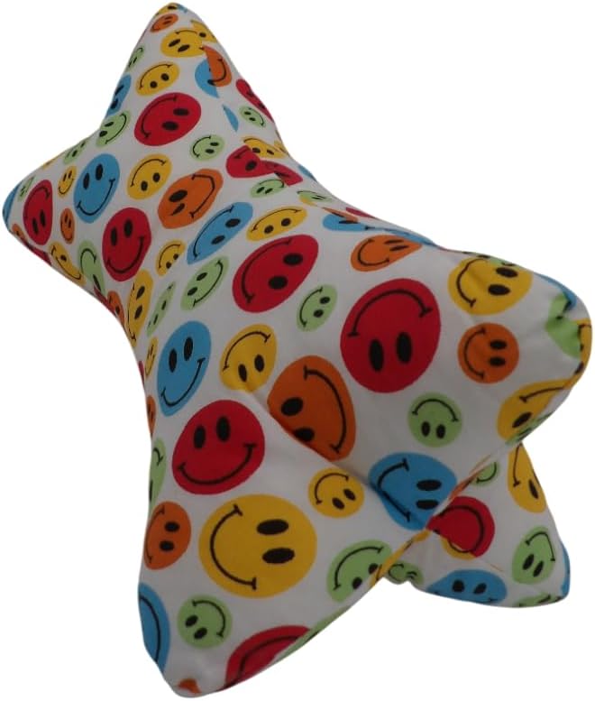 Manufaktur Martinshof Leseknochen Smiley, Nackenkissen, Nackenknochen, Nackenrolle,Lesekissen, Lesek