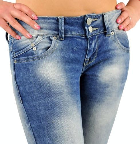 LTB Jeans - Damen - Molly - Low Waist - Slim Fit Jeans - Hosen 33W / 32L Maison Wash, 33W / 32L Mais