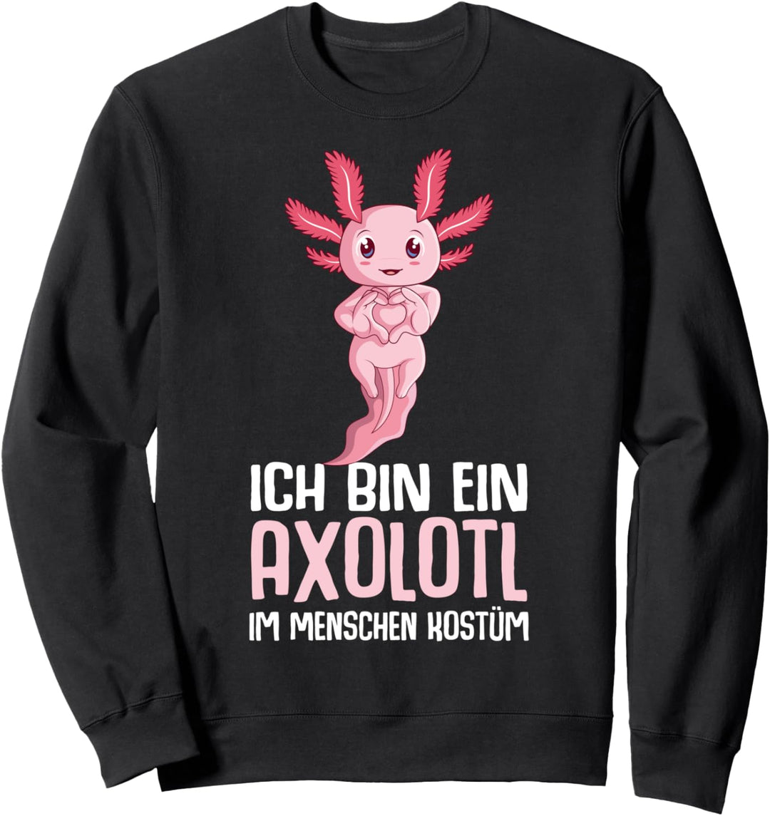 Axolotl Kostüm Kinder Frauen Mädchen Sweatshirt