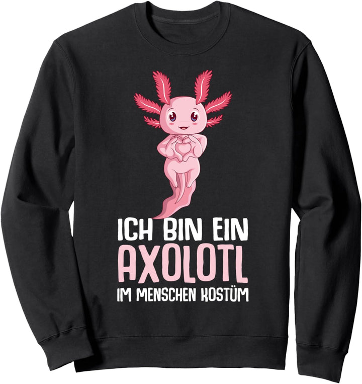 Axolotl Kostüm Kinder Frauen Mädchen Sweatshirt