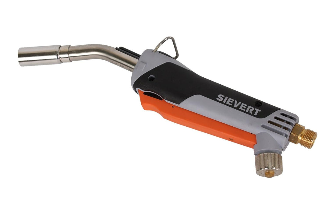 Sievert Promatic Lötgarnitur 1250 mit Turbobrenner und Piezozündung in Schwarz,grau,orange,silber,go