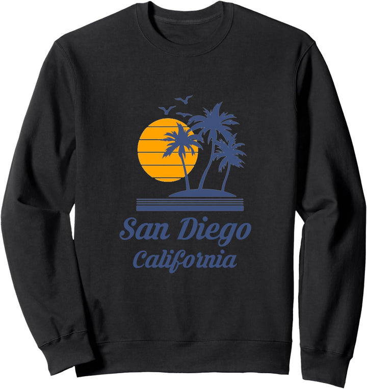 San Diego Beach California CA Tourist Souvenir City State Sweatshirt