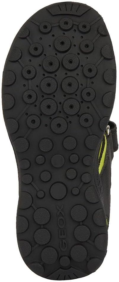 Geox Jungen J Vaniett Boy C Sandalen 24 EU Black Lime, 24 EU Black Lime