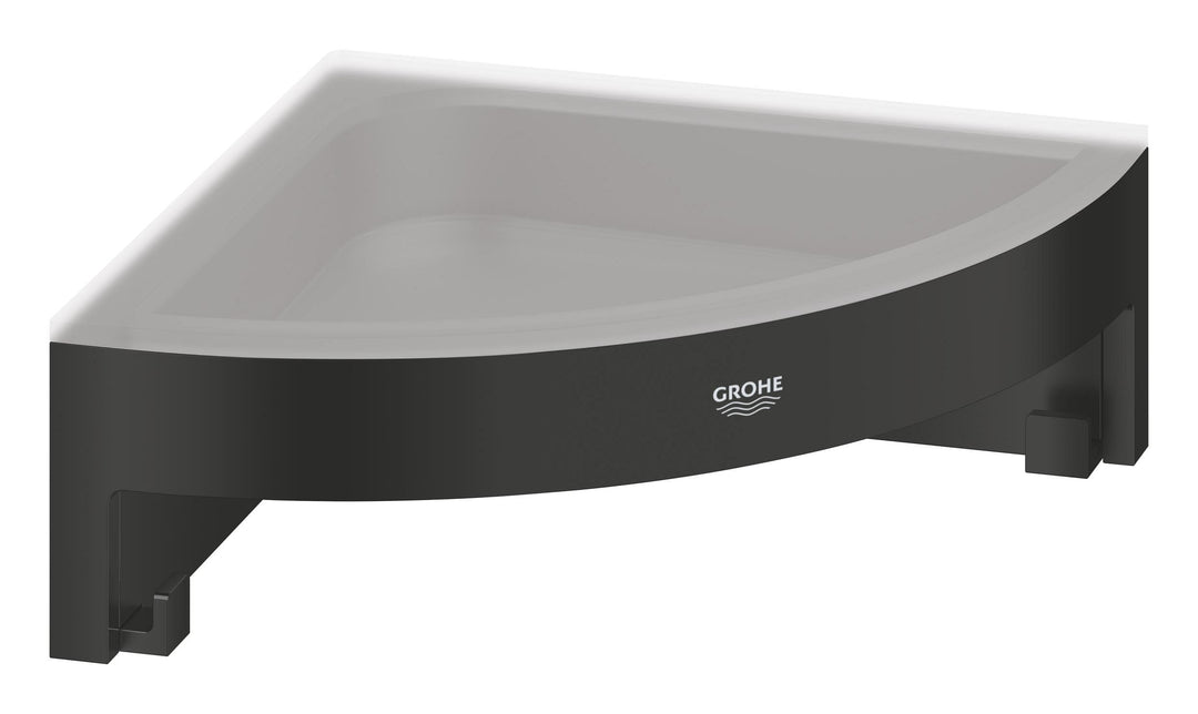 GROHE Start Cube, Eck-Seifenschale für die Dusche oder Badewanne, ohne Bohren (zum Kleben oder Bohre