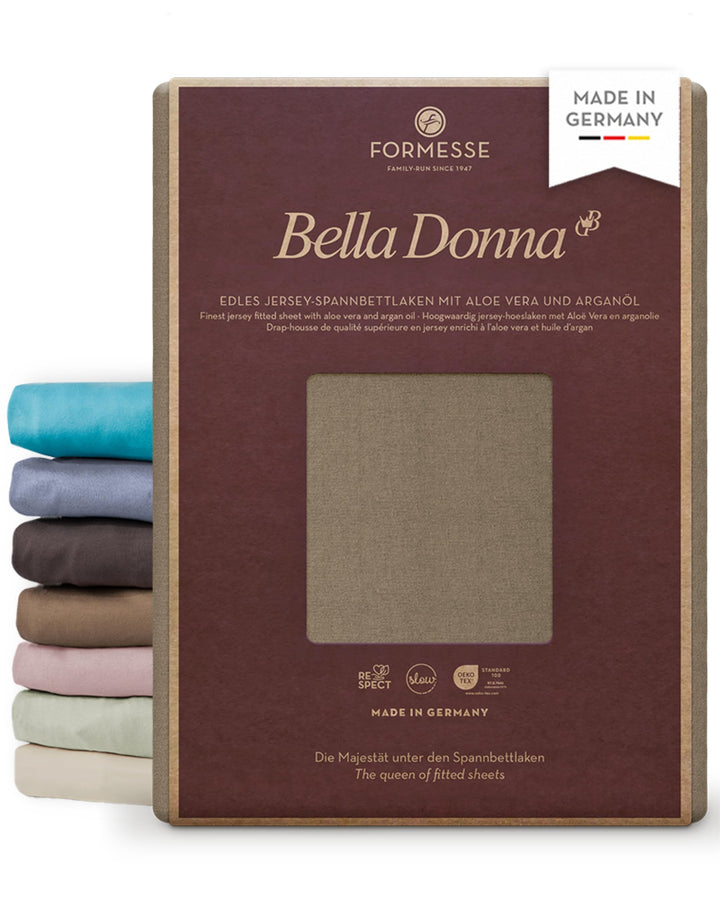 Bella Donna Formesse Spannbett Jersey 140x200-16 Muskat
