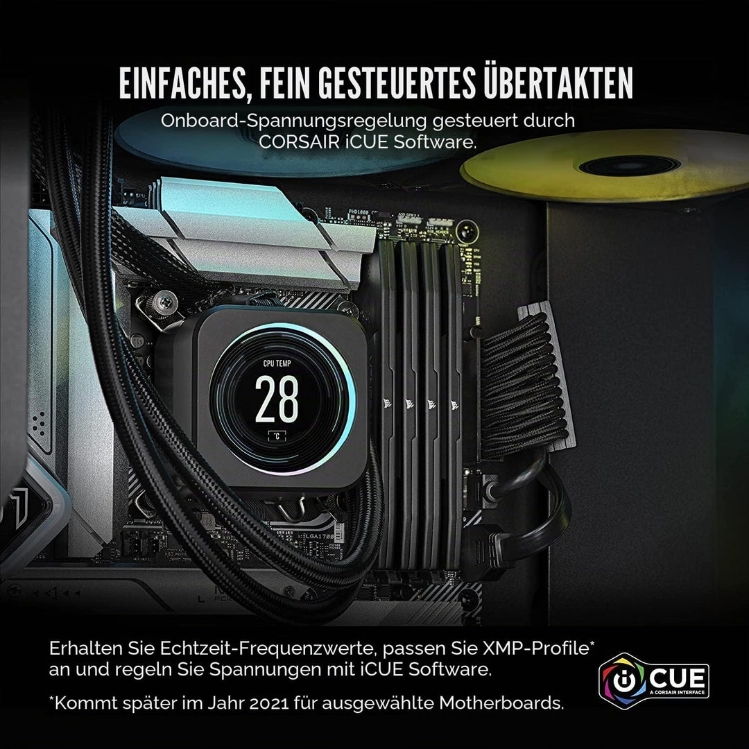 CORSAIR Vengeance DDR5 32GB (2x16GB) DDR5 6800MHz C40 Optimierter Intel-Desktopspeicher (Onboard-Spa