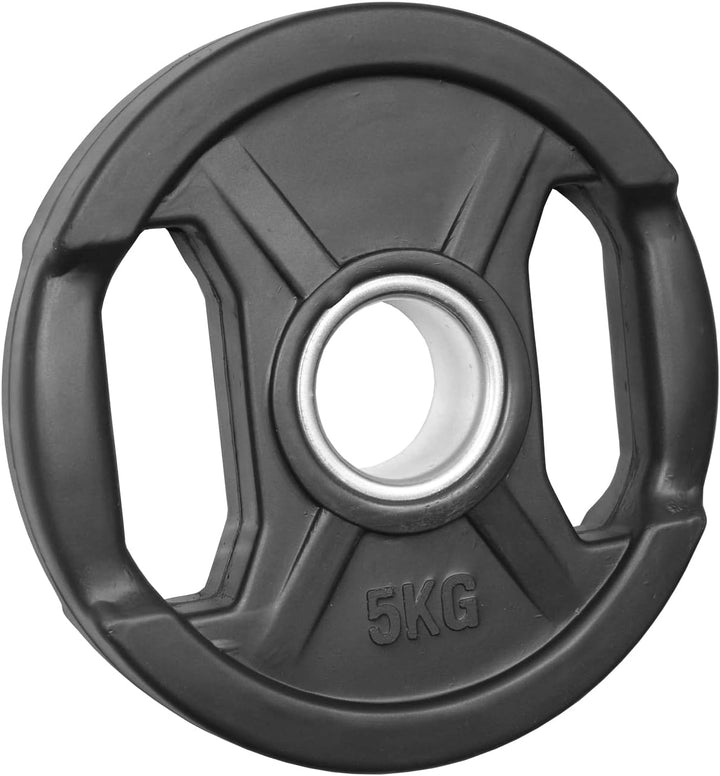 POWER-XTREME Hantelscheiben | Gewichtsscheiben | gummiert | 50mm | mit Griffen | Grössenauswahl: 0,5