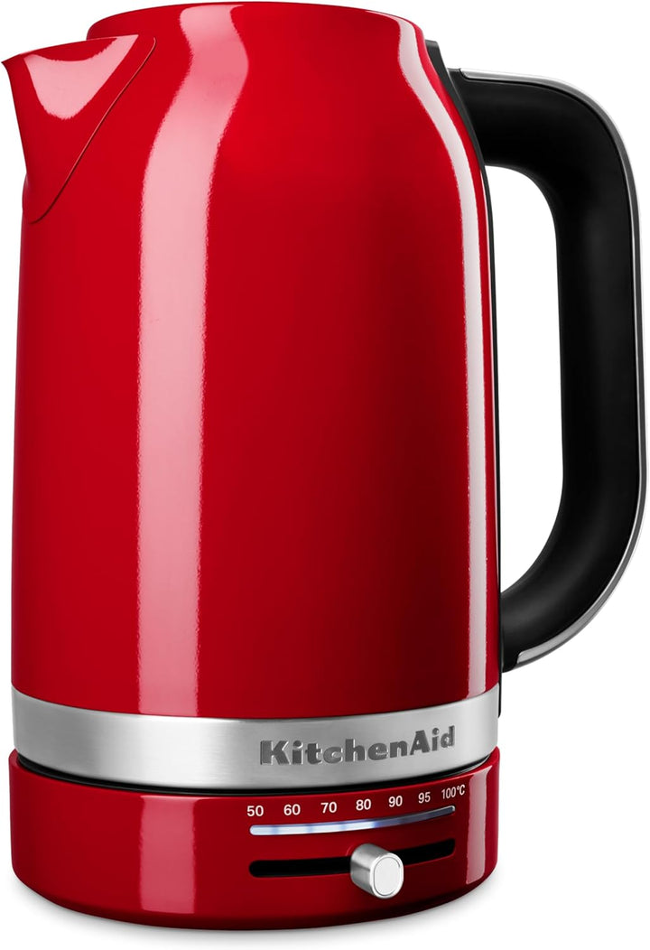 KitchenAid Wasserkocher mit Temperatureinstellung von 50 bis 100°C | Teekocher mit Temperaturanzeige