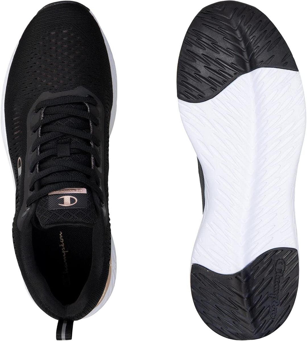 Champion Low Cut Bold Sneaker Trainer Schuhe 41 EU Black Rose Gold, 41 EU Black Rose Gold