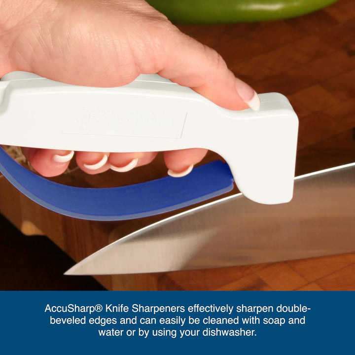 Accusharp 066C Knife Sharpener, 2, 2 Pack, 2 Piece Blue, Blue