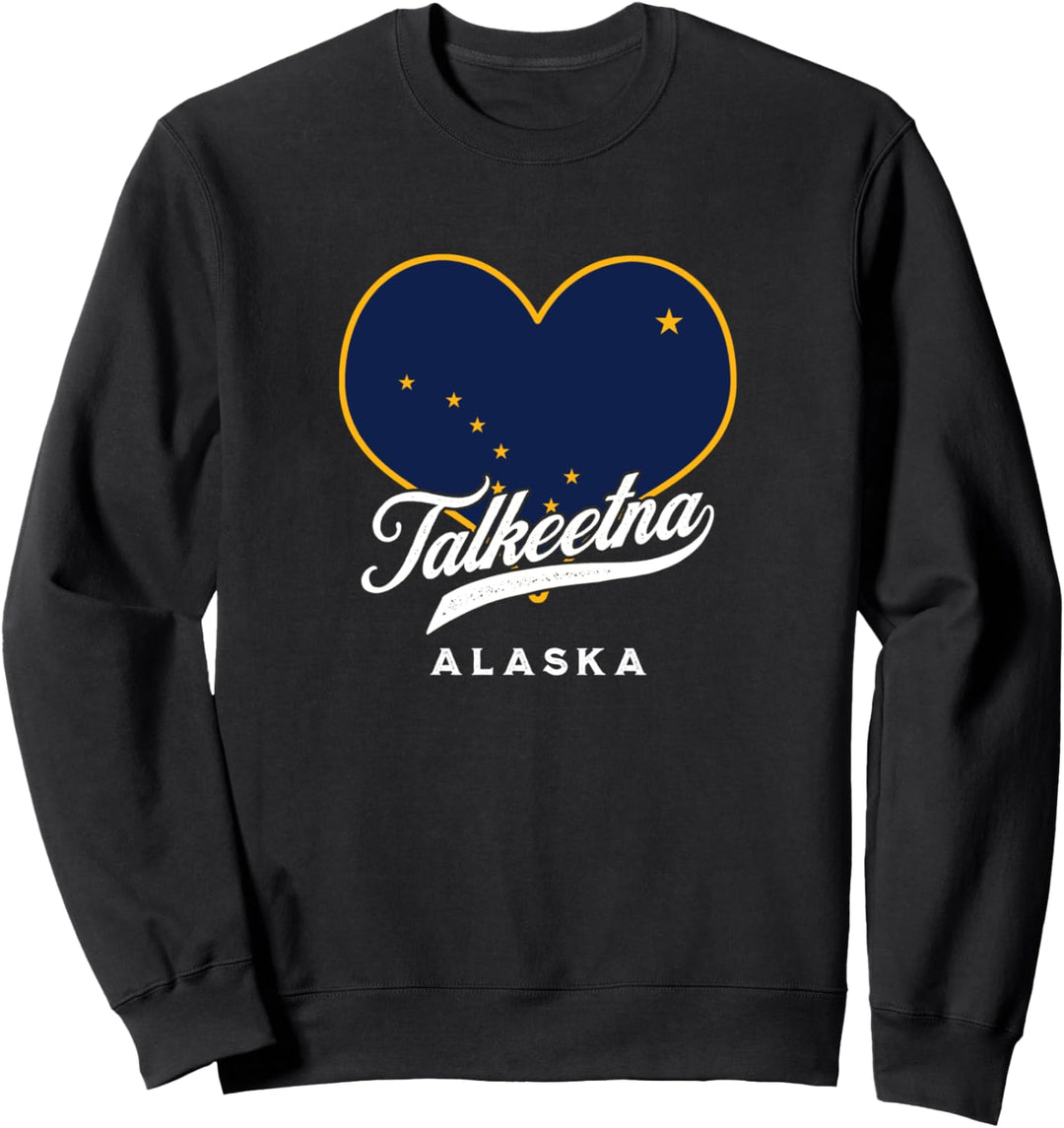 Talkeetna Alaska USA Staatsflagge Big Dipper Vacation Souvenir Sweatshirt
