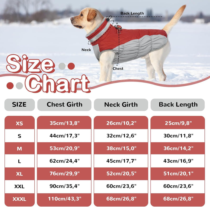 Hjumarayan Hundemantel für Kleine Hunde - Hundemantel Winter Hundemantel mit Geschirr Wintermantel H
