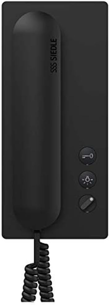 Siedle und Söhne 200044449-00 HTA 811-0 S Haustelefon, Schwarz