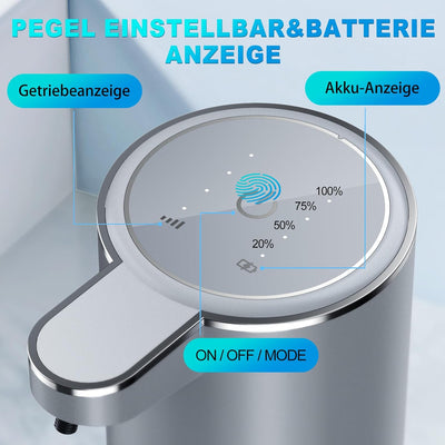 Seifenspender Automatisch,380ml Elektrischer Wandmontage Berührungsloser Automatische Seifenspender,