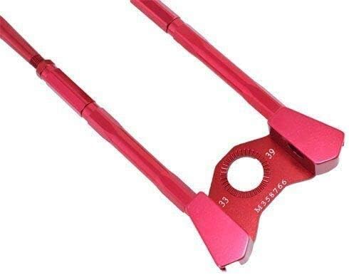 Gearoop Bicycle CoolStand Alloy Adjustable Side Stick 33-39mm, Red, ST1916