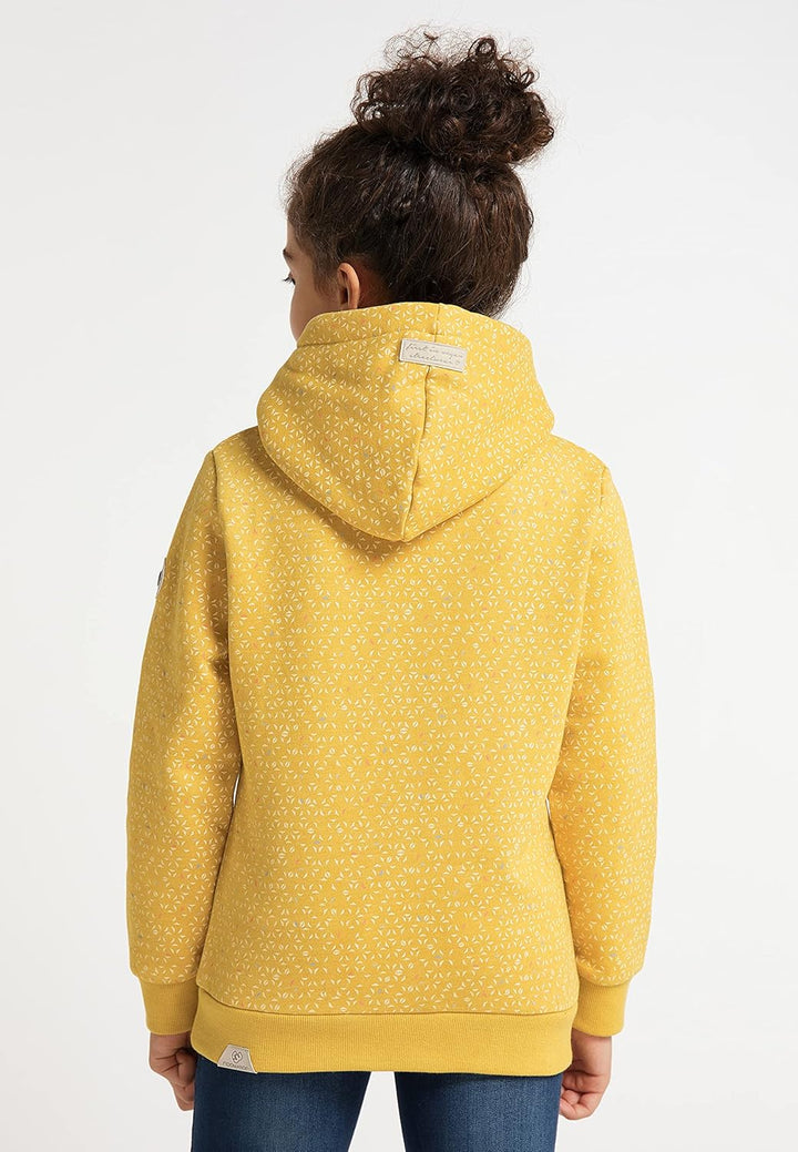 Ragwear Dorka Mädchen Sweatshirt mit Kapuze Kapuzenpullover Pullover Sweater 128 Honey, 128 Honey